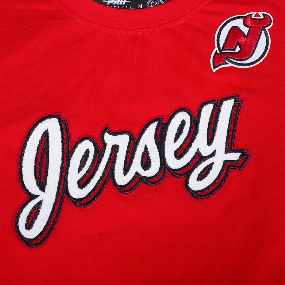 PLAYERA NHL NEW JERSEY DEVILS CLASSIC CHENILLE PARA MUJER