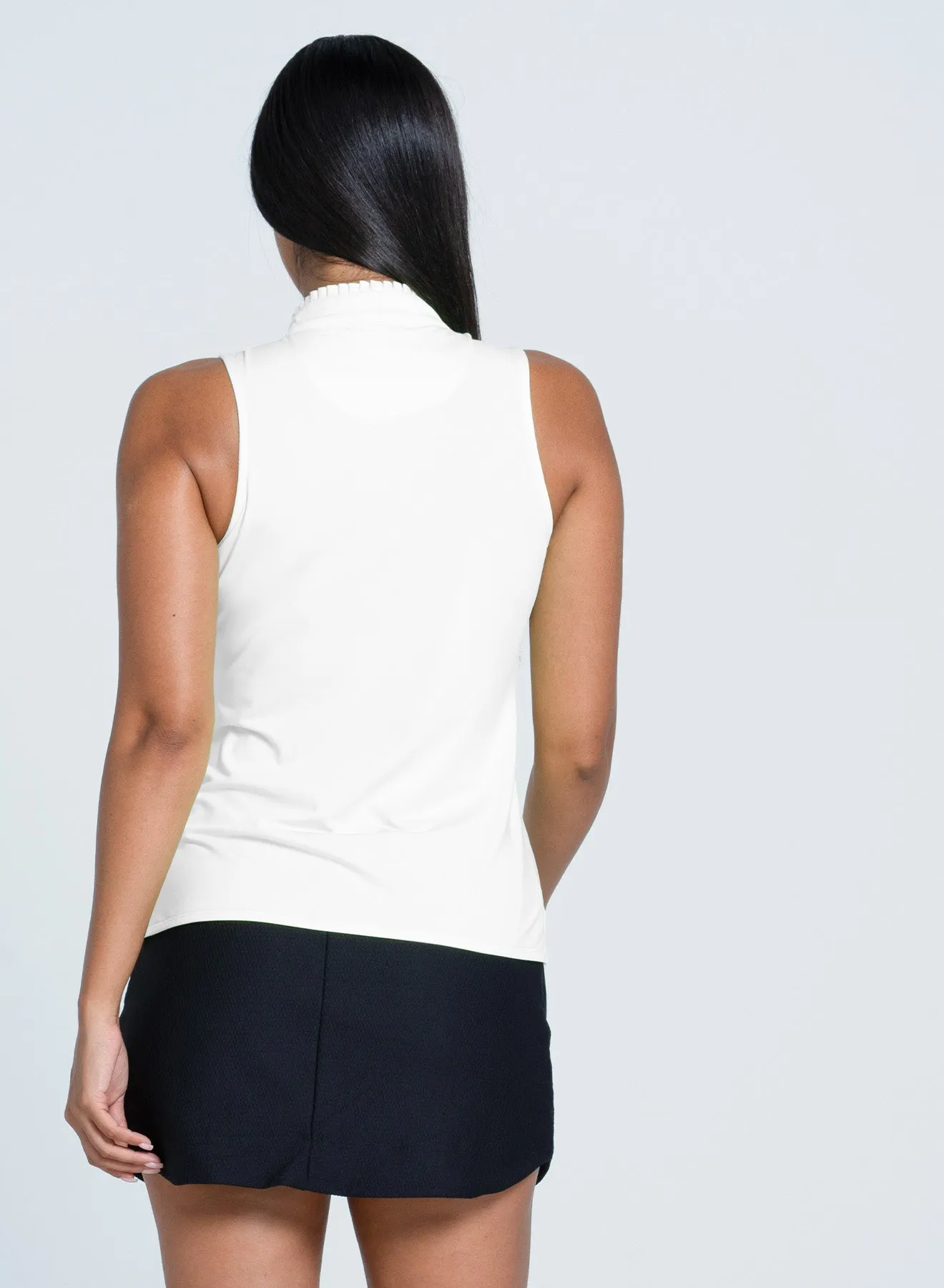 Step into the Beat Made to Turn Heads Pleated Placket Sleeveless