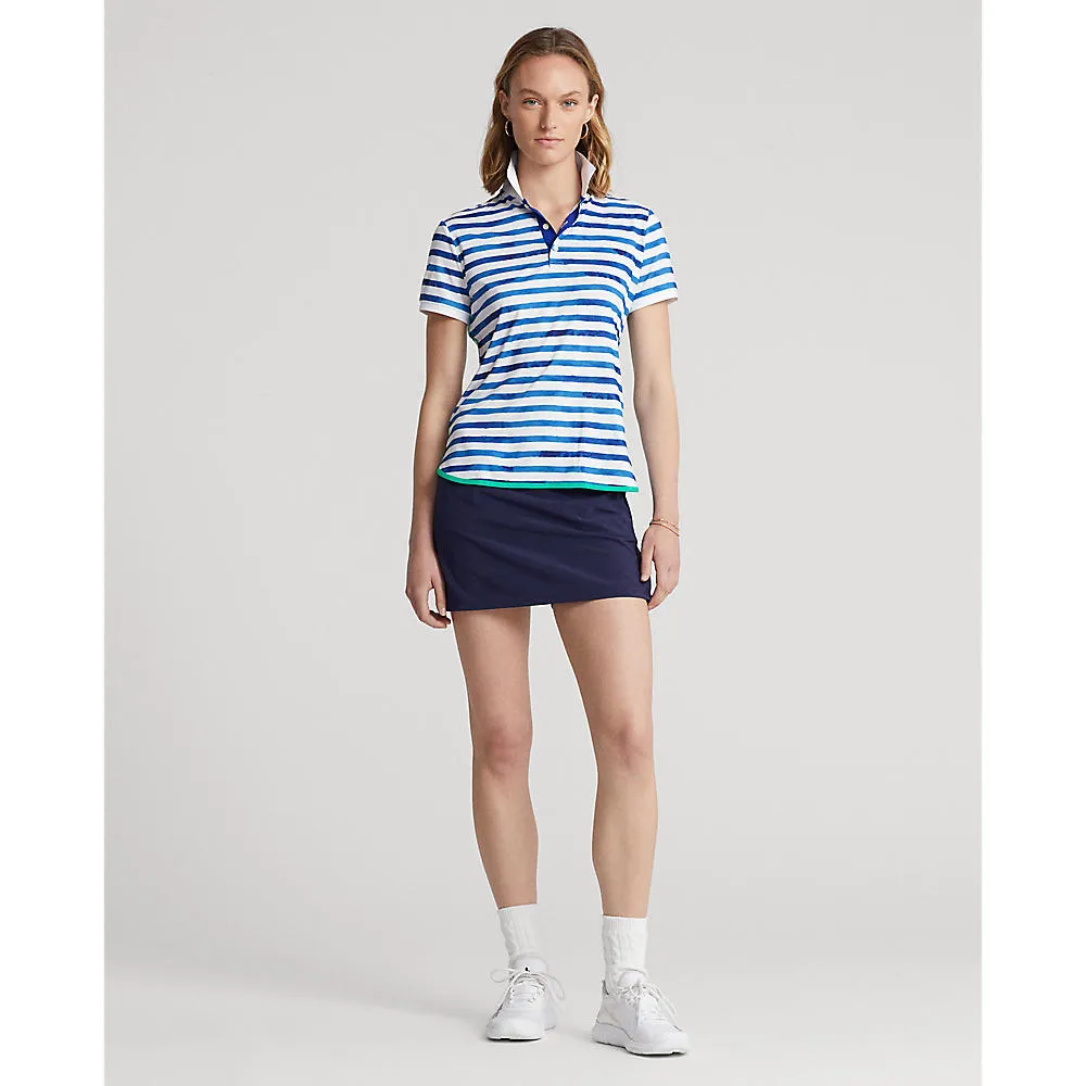 Spring Sale Push Beyond Limits Polo Golf Ralph Lauren Women'S Short Sleeve Polo Shirt - Blue Artist Stripe