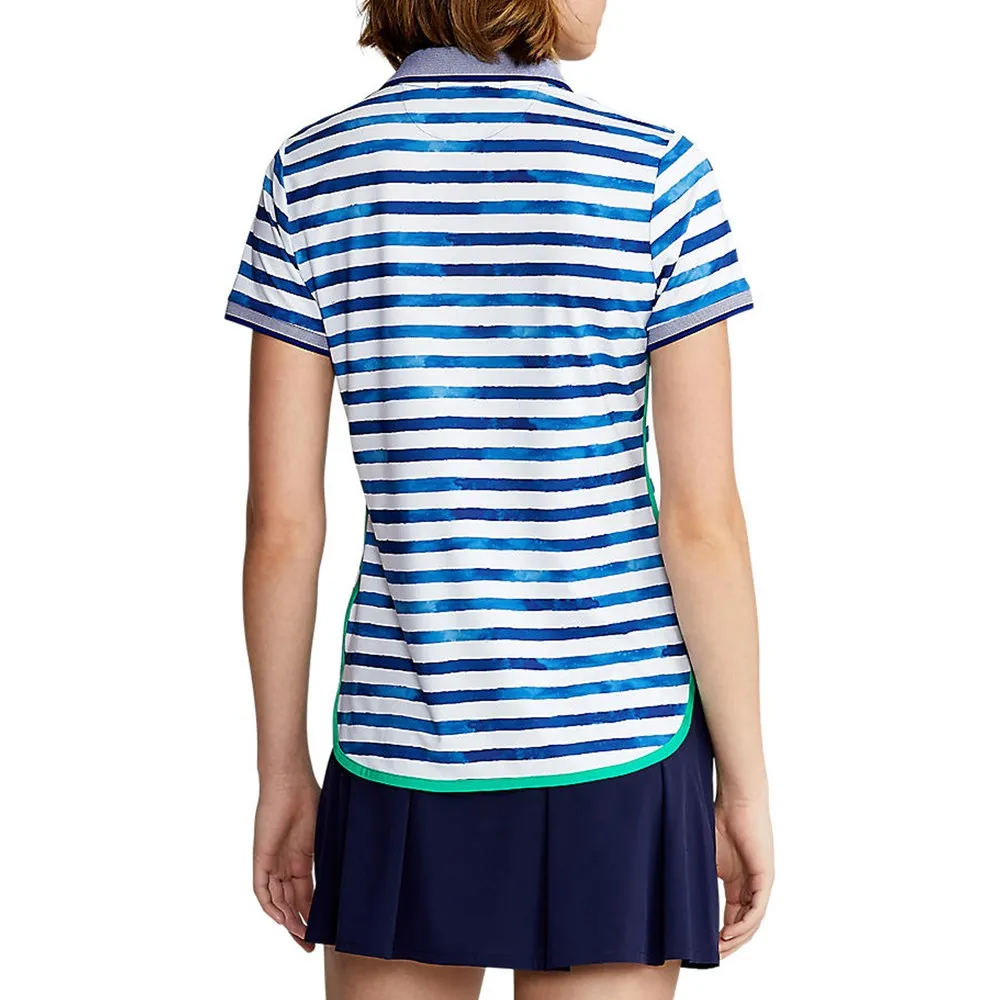 Born to Stand Out Polo Golf Ralph Lauren Women'S Short Sleeve Polo Shirt - Blue Artist Stripe