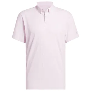 Adidas Go-To Textured Polo Shirt - Clear Pink Exclusive Deal