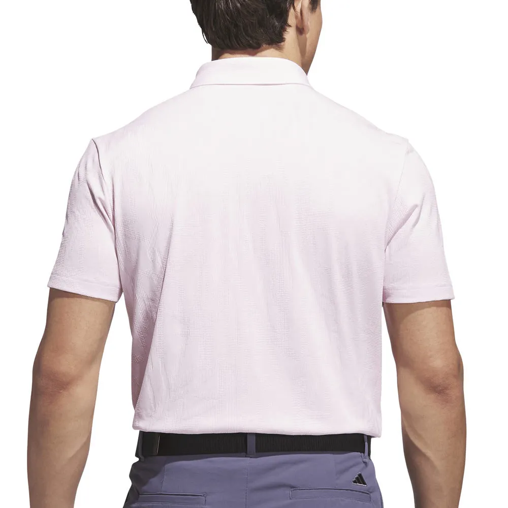 Adidas Go-To Textured Polo Shirt - Clear Pink Bring the Heat All Saints' Day Sale