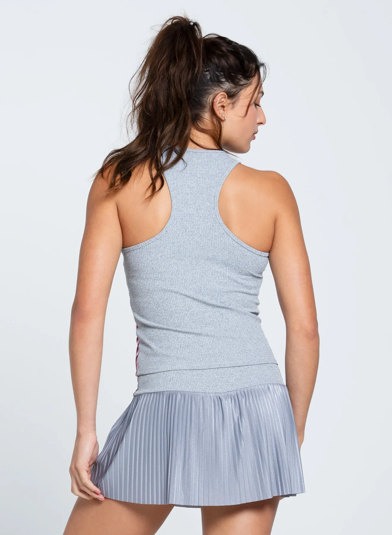 Berry Stripe Rib Tank Labor Day Sale