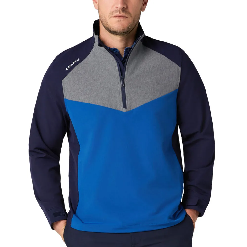 Move Beyond Ordinary Callaway 1/2 Zip Wind Jacket - Peacoat