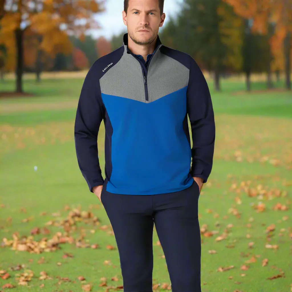 Special Offer Black Friday Exclusive Callaway 1/2 Zip Wind Jacket - Peacoat