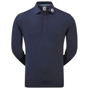 Own the Streets Footjoy Thermolite Long Sleeve Smooth Pique Performance Shirt - Navy
