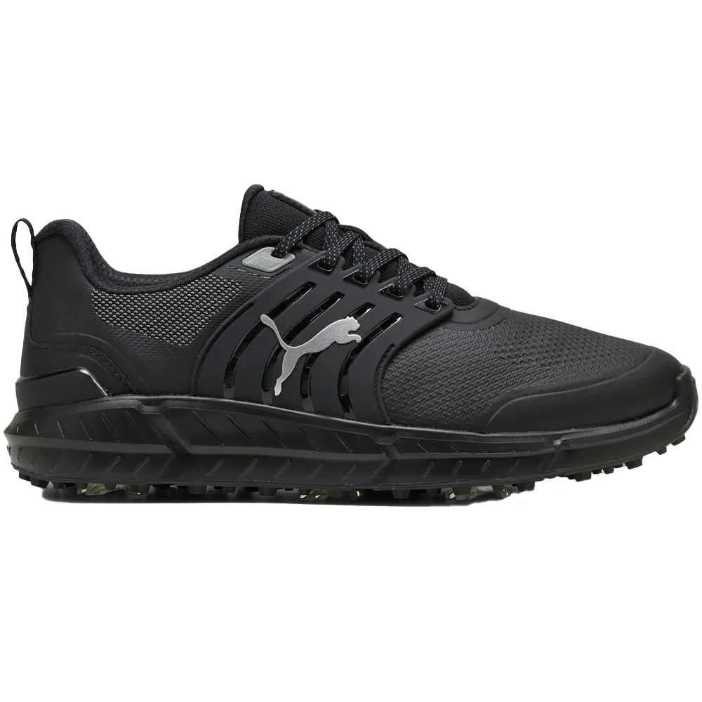 Empower Your Journey Big Savings Puma Ignite Elevate 2 Tour Spiked Waterproof Shoes - Puma Black/Puma Black/Puma Black