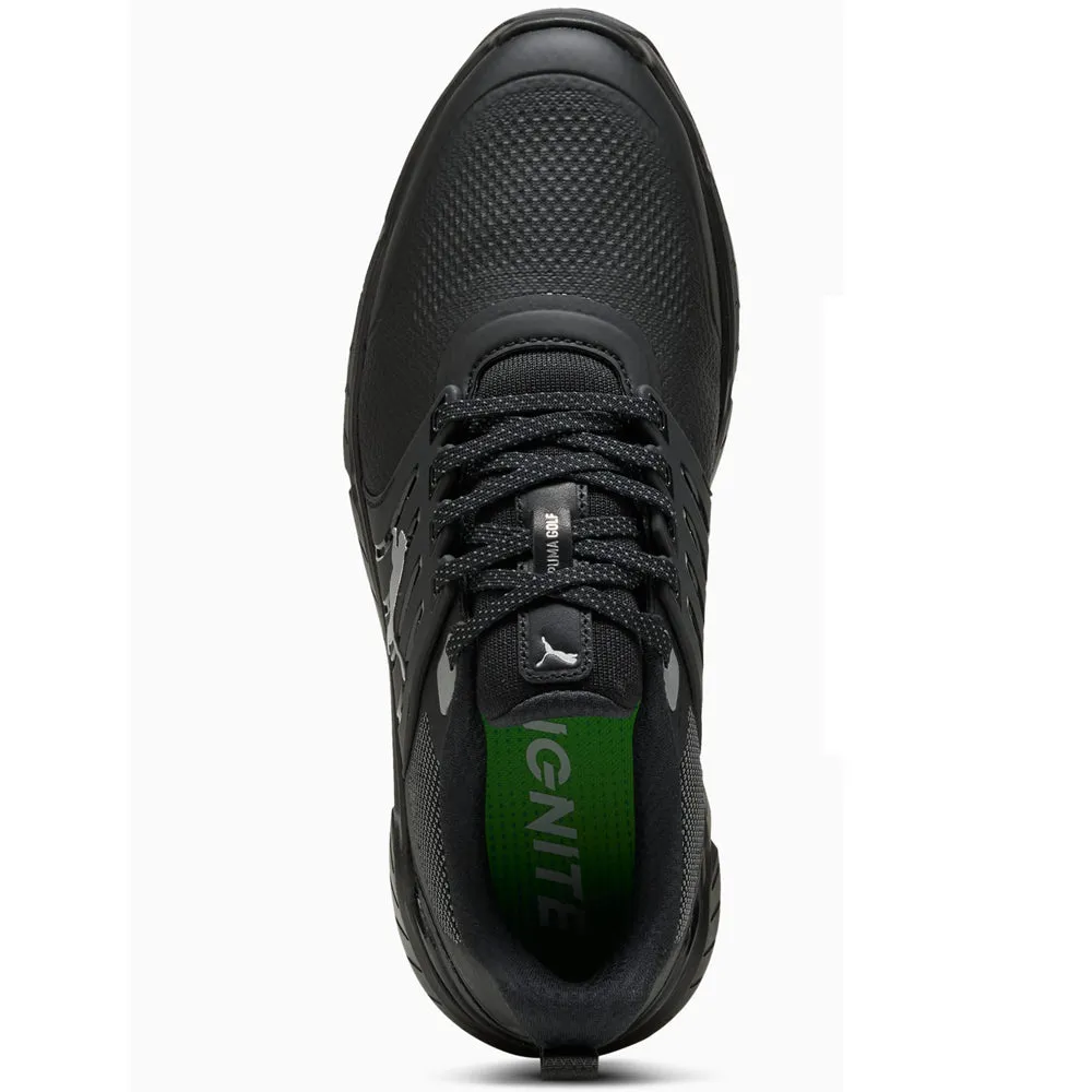 Built to Perform Puma Ignite Elevate 2 Tour Spiked Waterproof Shoes - Puma Black/Puma Black/Puma Black