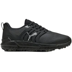 Fuel Your Fire Own the Vibe Puma Ignite Elevate 2 Tour Spiked Waterproof Shoes - Puma Black/Puma Black/Puma Black