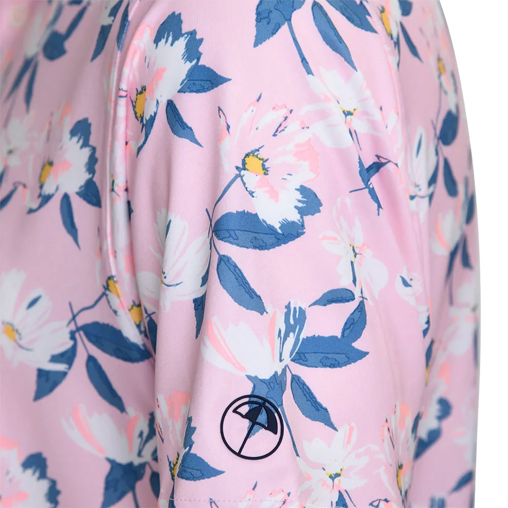 Puma X Ap Spring Florals Polo Shirt - Pale Pink Walk Loud