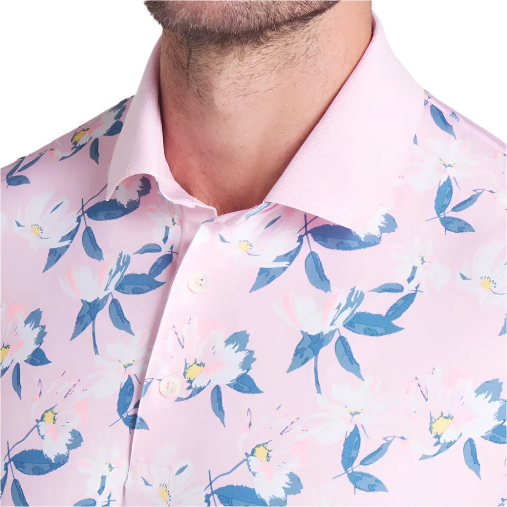 Engineered for Speed Own the Streets Puma X Ap Spring Florals Polo Shirt - Pale Pink