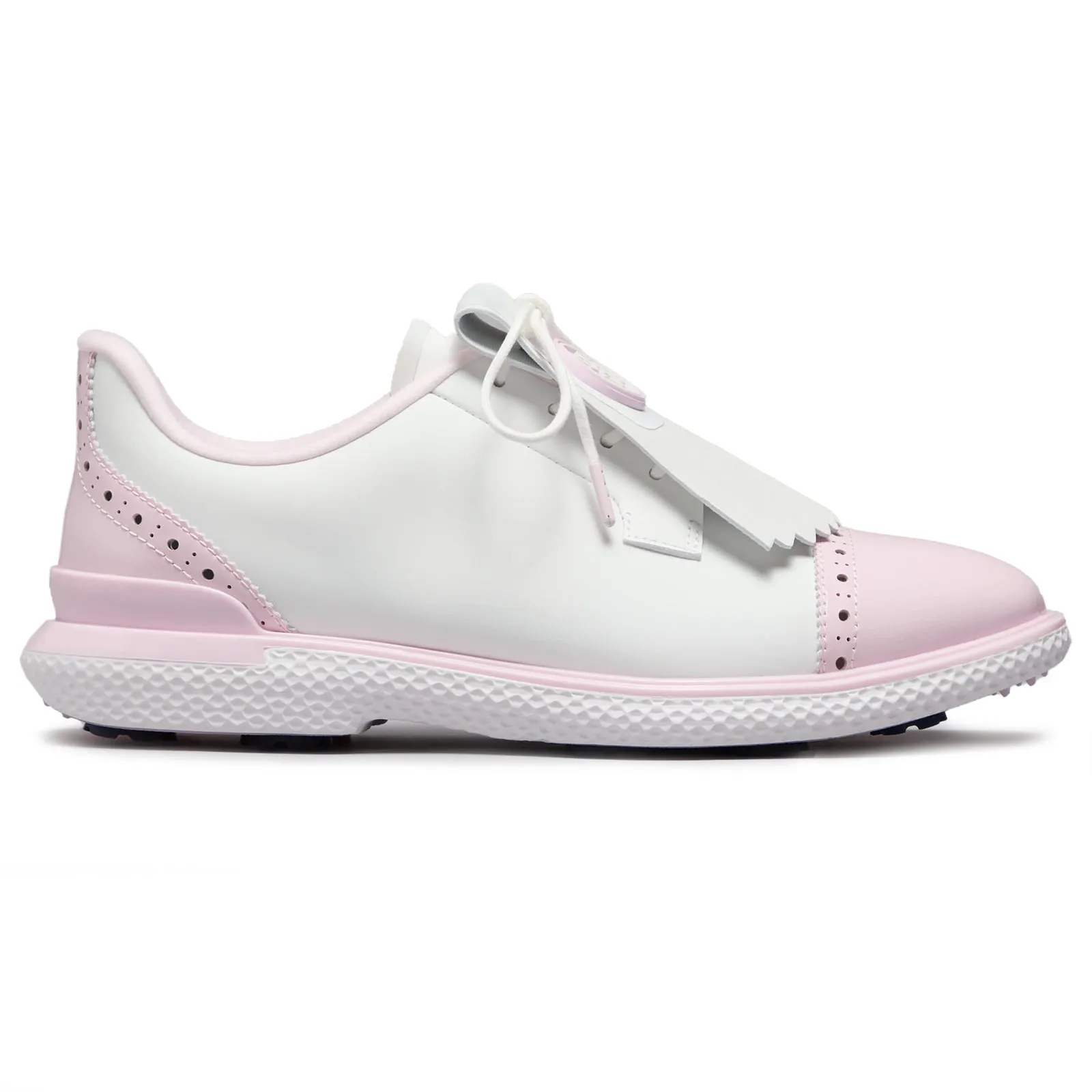 Confidence Starts Here Flash Sale G/Fore Women'S Brogue Cap Toe Kiltie Gallivan2R Golf Shoes - Snow/Blush