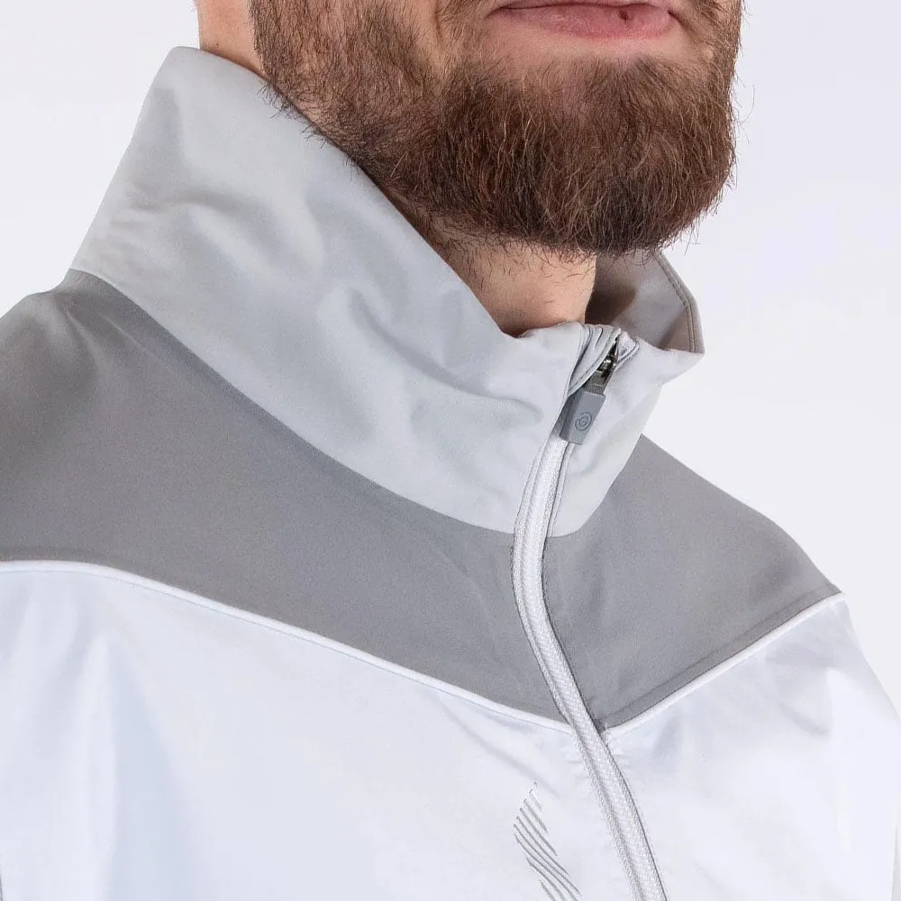 Black Friday Sale Winter Sale Galvin Green Armstrong Gore-Tex Paclite Waterproof Jacket - Cool Grey/Sharkskin/White