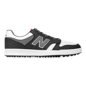 New Balance 480 Spikeless Wide (Ee) Golf Shoes -Black/White New Year's Eve Sale