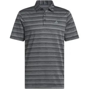 Adidas 2 Colour Stripe Polo Shirt - Black/Grey Four Made to Turn Heads Affordable