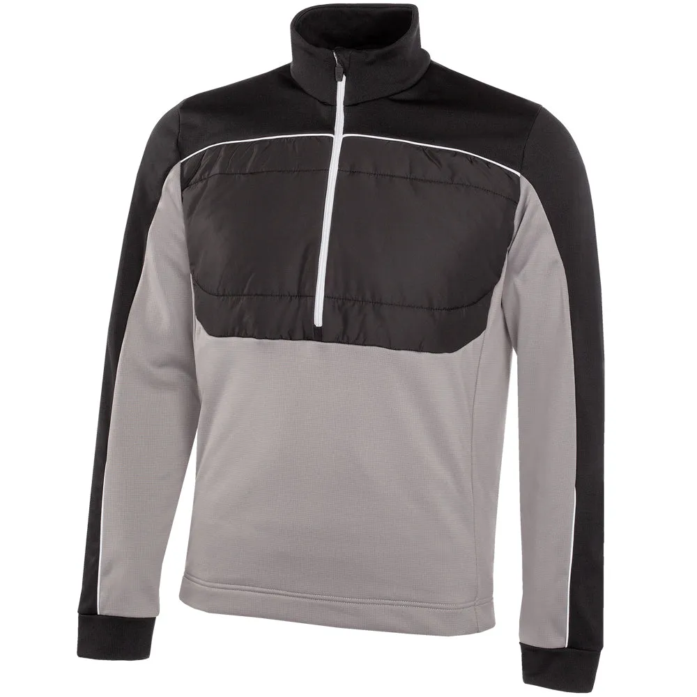 Galvin Green Douglas 1/4 Zip Pullover - Sharkskin/Black Fuel Your Fire