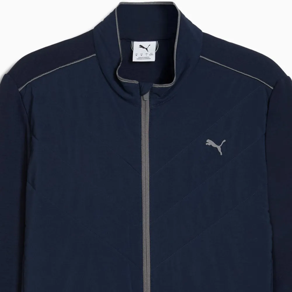 Puma Cloudspun Fleece Hybrid Jacket - Deep Navy Affordable