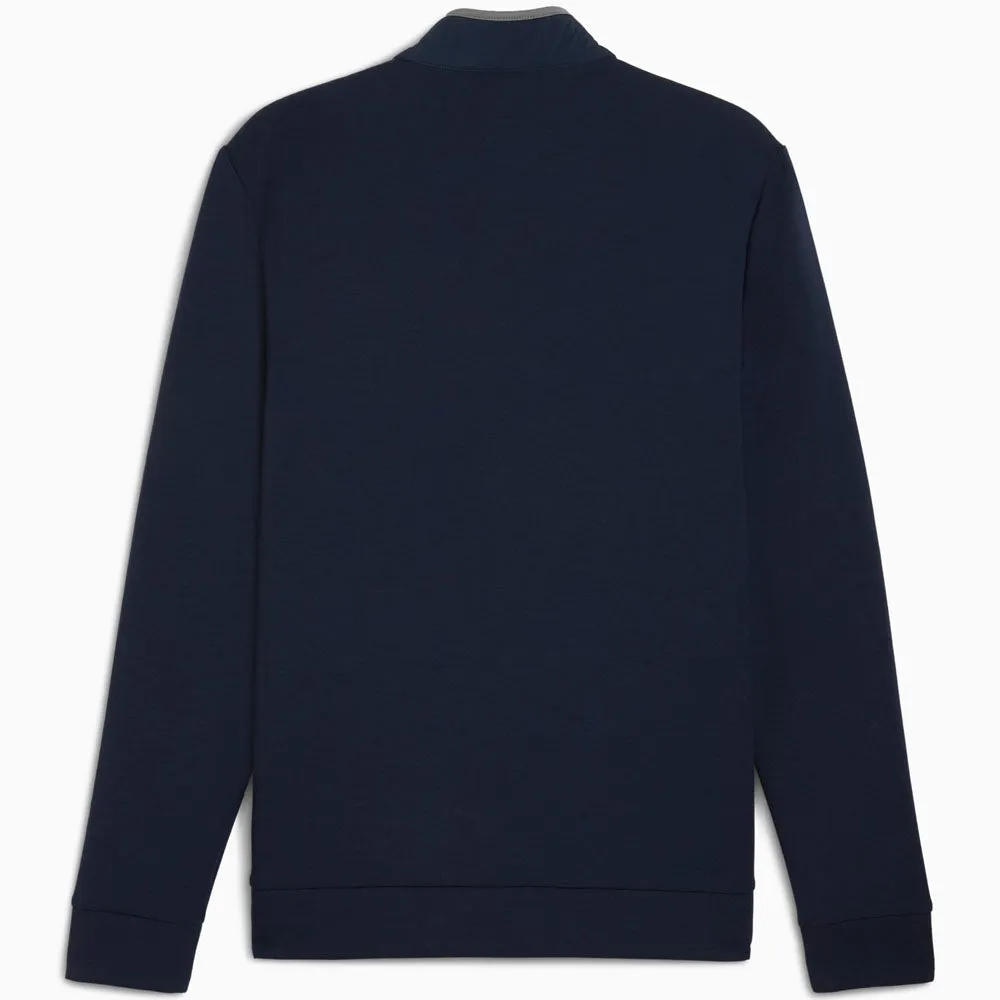 Puma Cloudspun Fleece Hybrid Jacket - Deep Navy Black Friday Sale Keep Going Strong