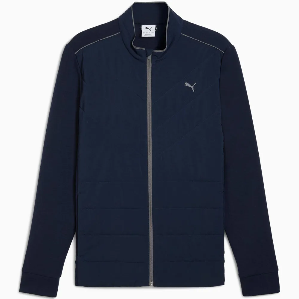 Puma Cloudspun Fleece Hybrid Jacket - Deep Navy Limited Time Offer