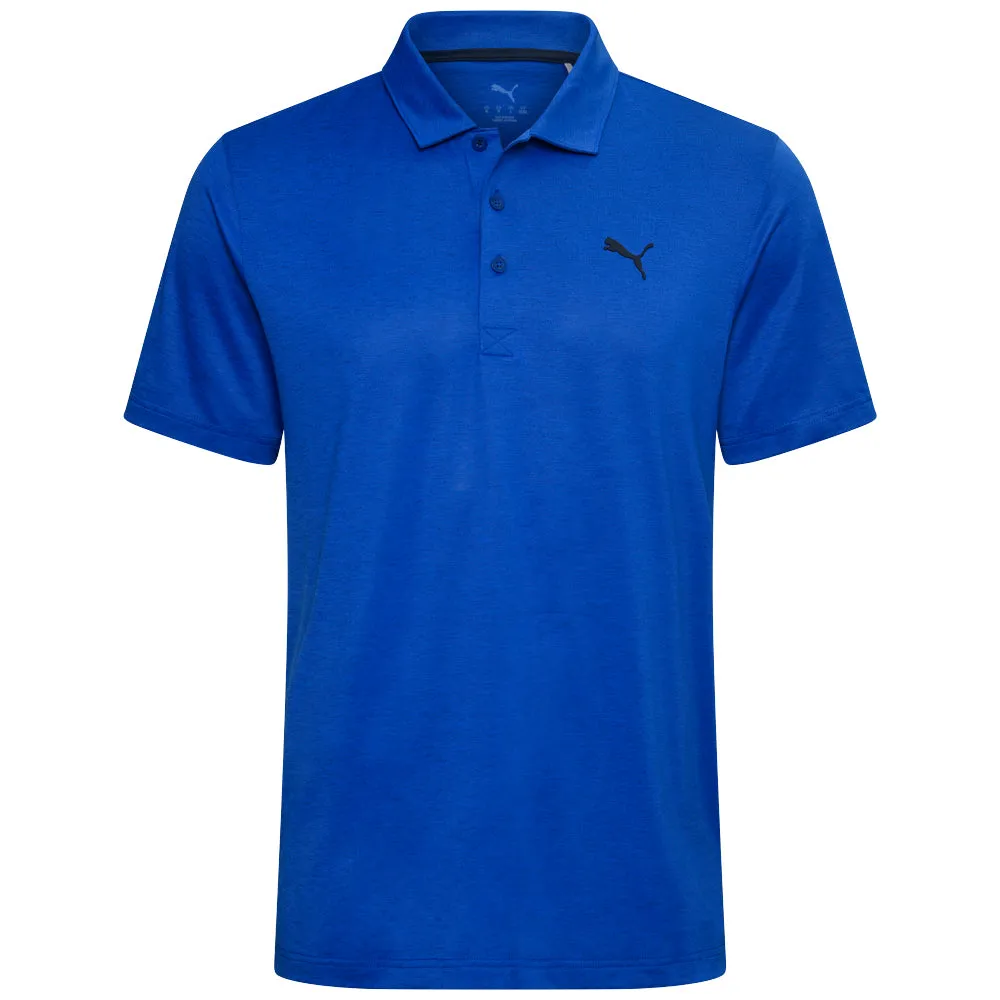 All Saints' Day Sale Memorial Day Sale Puma Premium Tech 3.0 Polo Shirt - Festive Blue Heather