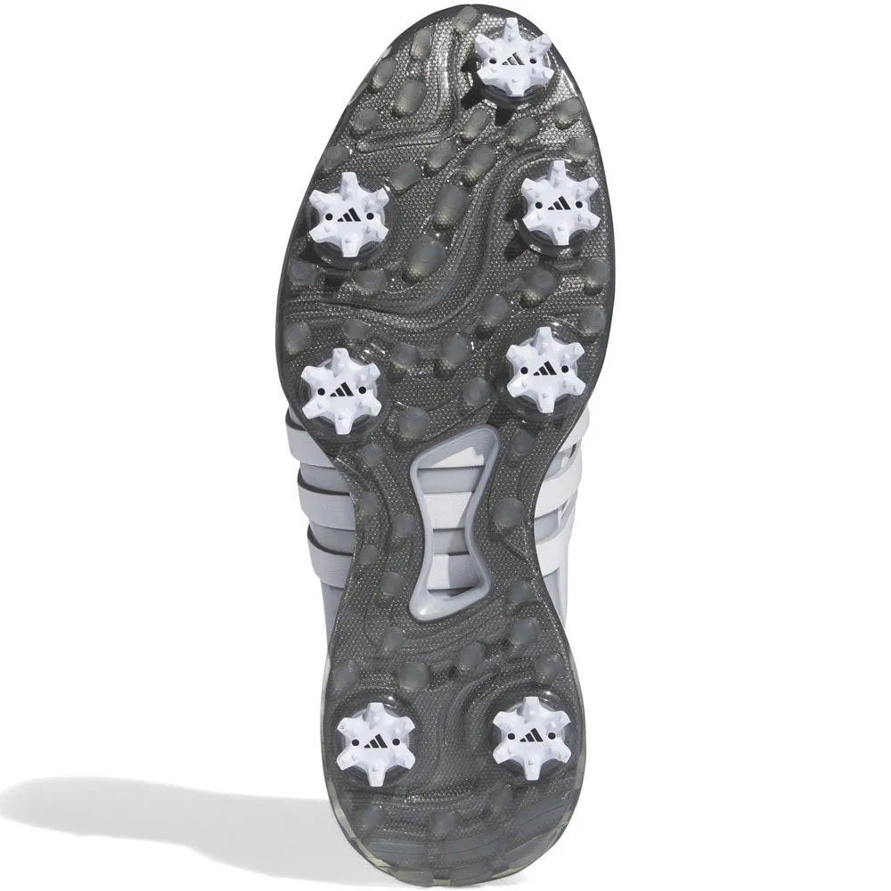 Adidas Tour360 24 Spiked Waterproof Shoes - Ftwr White/Ftwr White/Silver Met. Big Savings