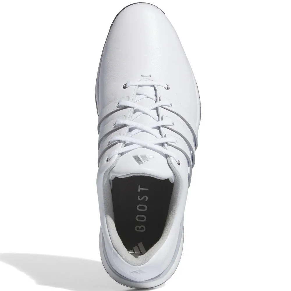 Adidas Tour360 24 Spiked Waterproof Shoes - Ftwr White/Ftwr White/Silver Met. Performance Unleashed