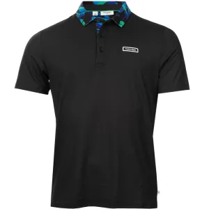 Calvin Klein Seabury Polo Shirt - Black Walk with Power Built to Perform