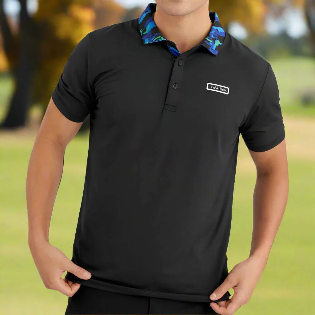 Big Savings Calvin Klein Seabury Polo Shirt - Black