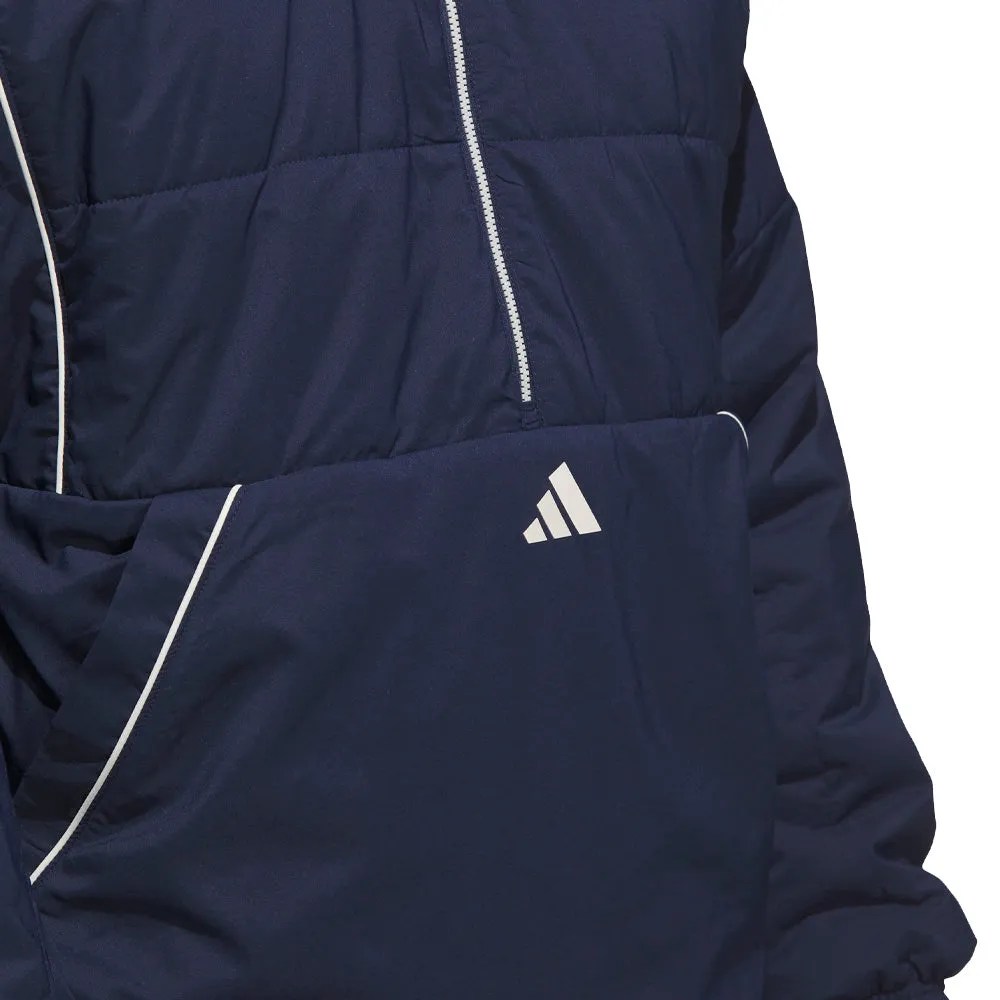 Designed to Dominate Chase What Moves You Adidas Beyond Twistweave Half-Zip Filled Loose Jacket - Collegiate Navy