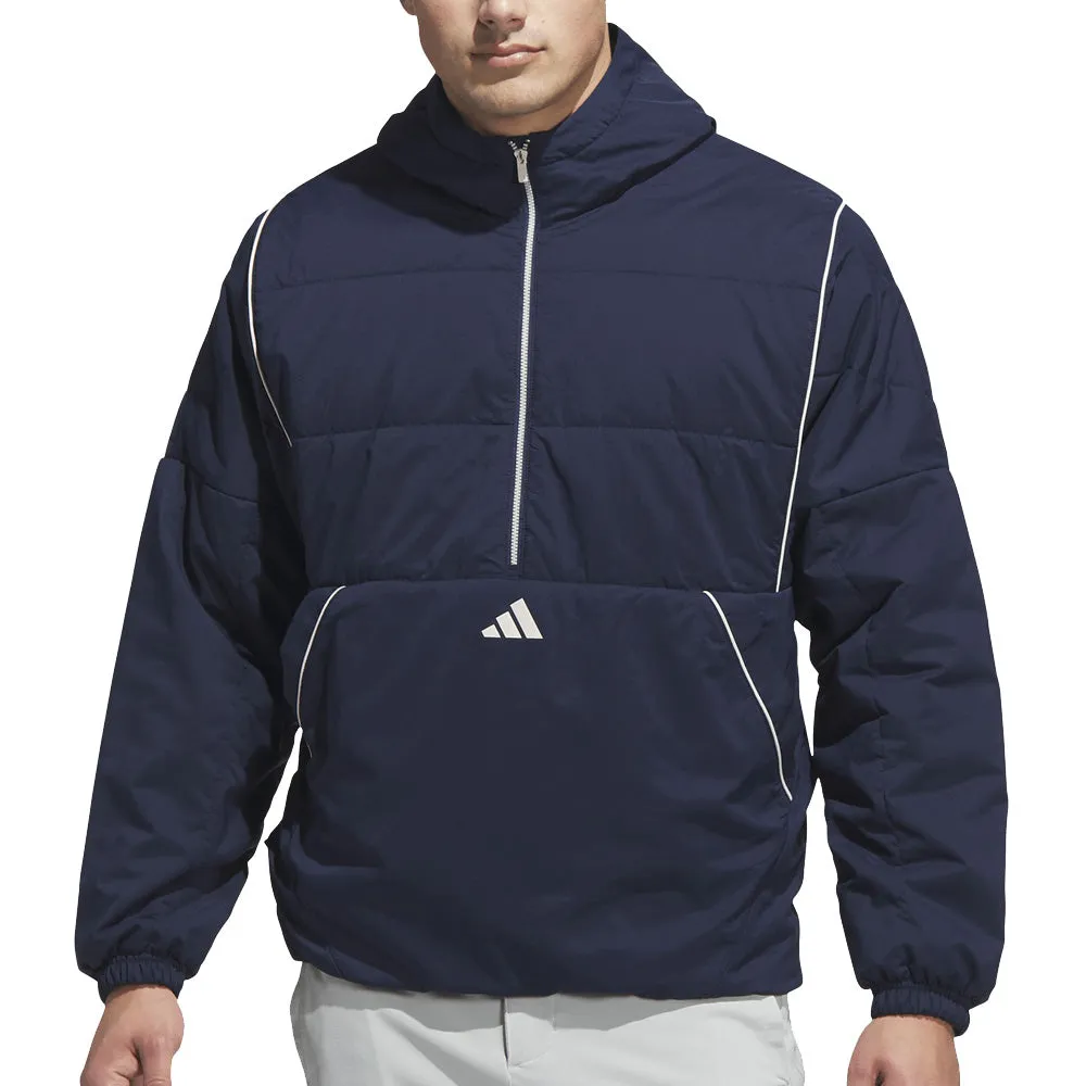 Engineered for Speed Style Meets Power Adidas Beyond Twistweave Half-Zip Filled Loose Jacket - Collegiate Navy