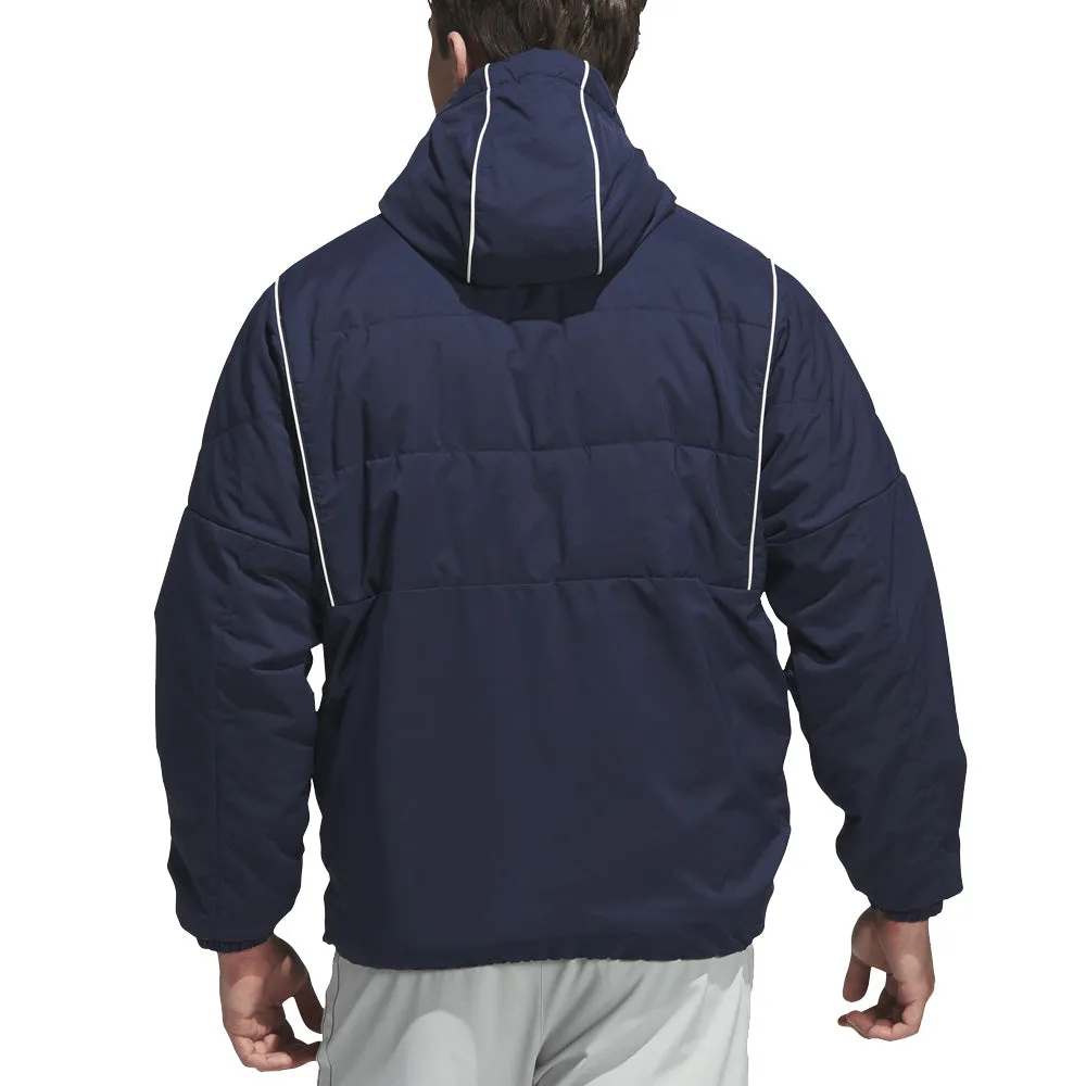 Black Friday Deal Adidas Beyond Twistweave Half-Zip Filled Loose Jacket - Collegiate Navy