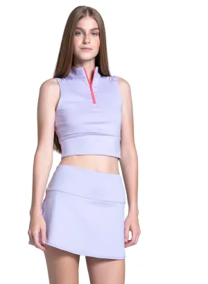 Edge Cut Crop Tank Own the Vibe