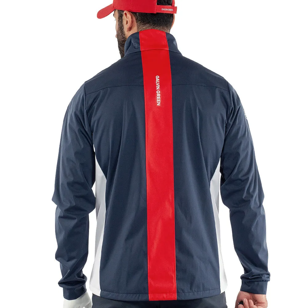Galvin Green Lloyd Windproof Jacket - Navy/Red/White Built to Move You Affordable