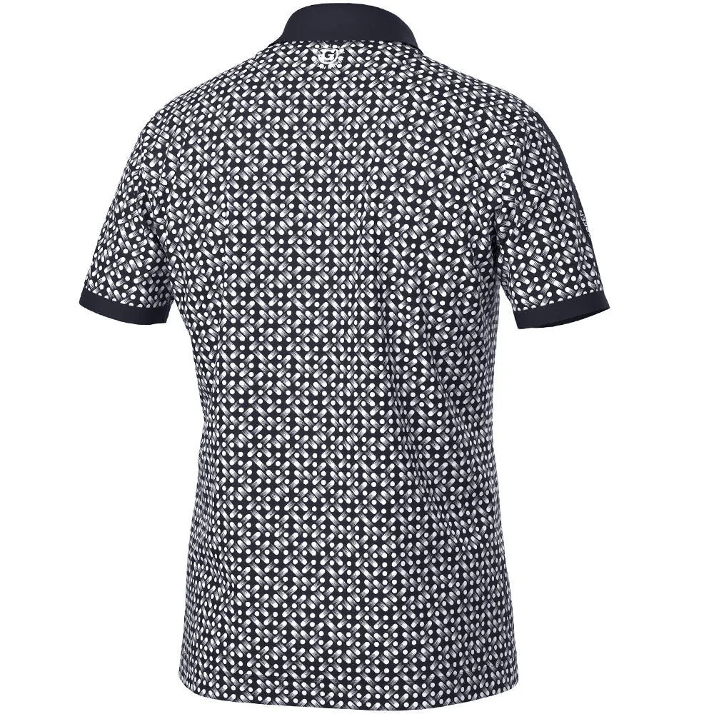 Never Just Walk Galvin Green Melvin Polo Shirt - Black/White
