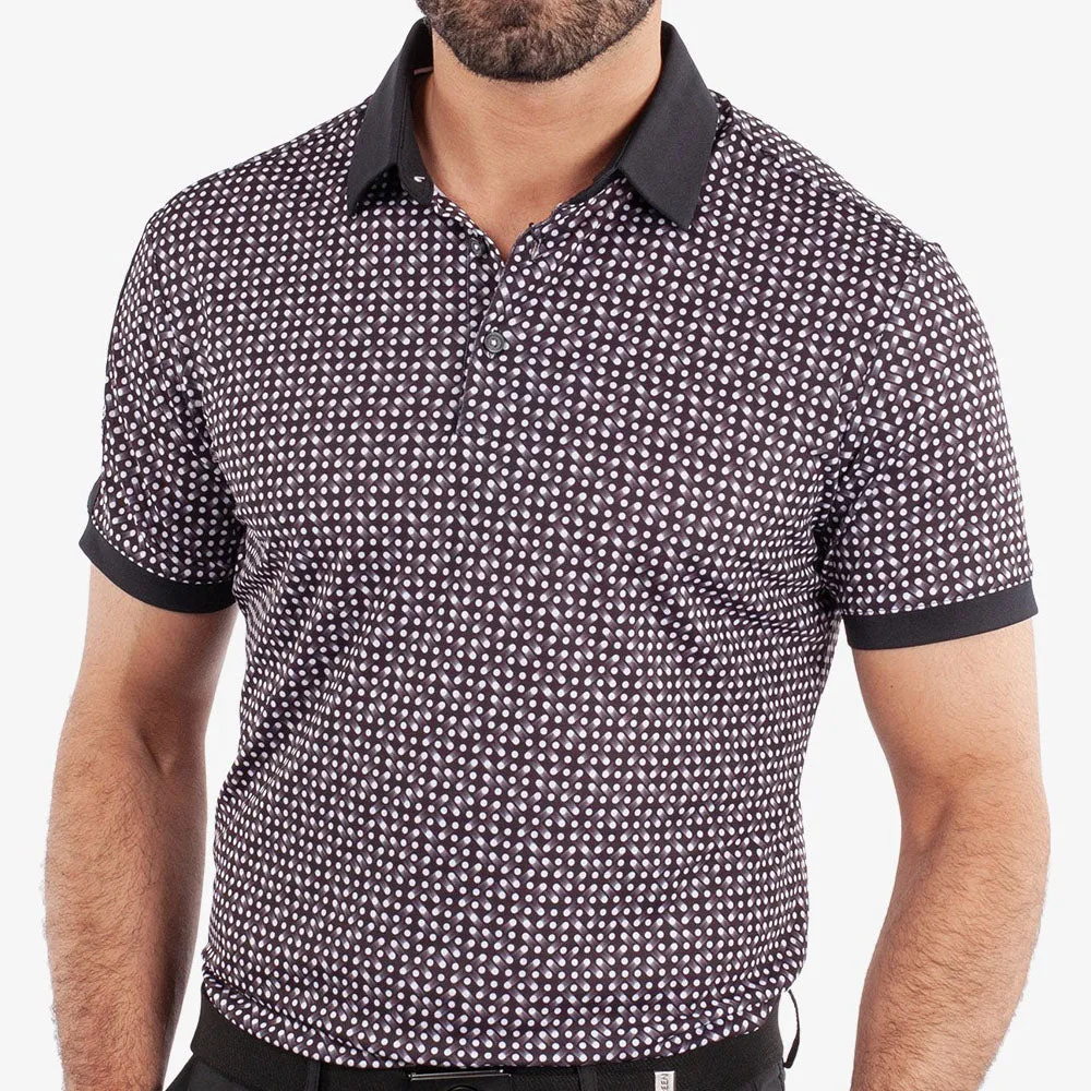 Galvin Green Melvin Polo Shirt - Black/White Budget Friendly Thanksgiving Day Sale