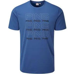 Walk Tall Ping Logo Tee Polo Shirt - Horizon