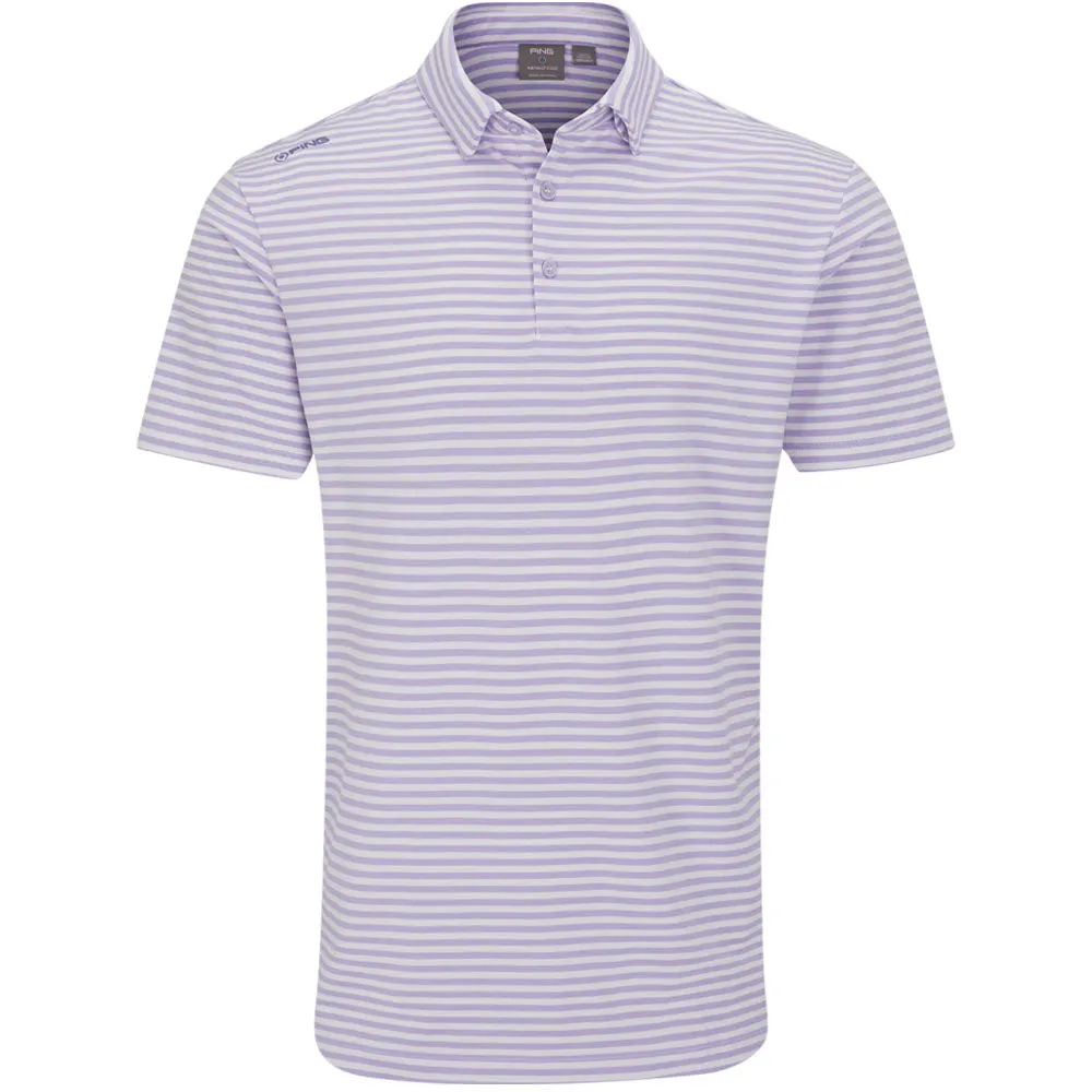 Back To School Sale Economical Ping Owain Polo Shirt - Purple Ash/White
