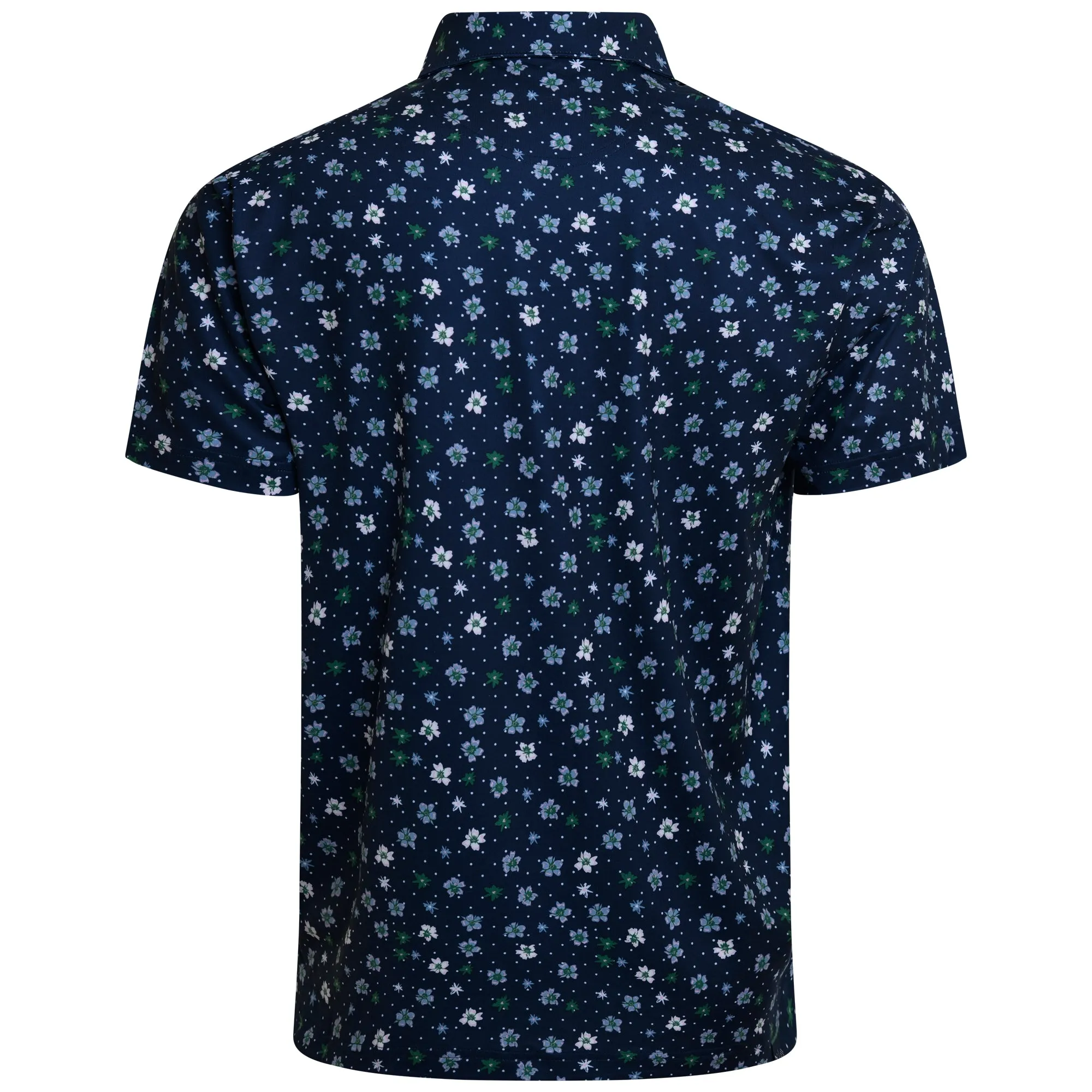 Puma Cloudspun Floral Polo Shirt - Deep Navy/Vine Budget Friendly