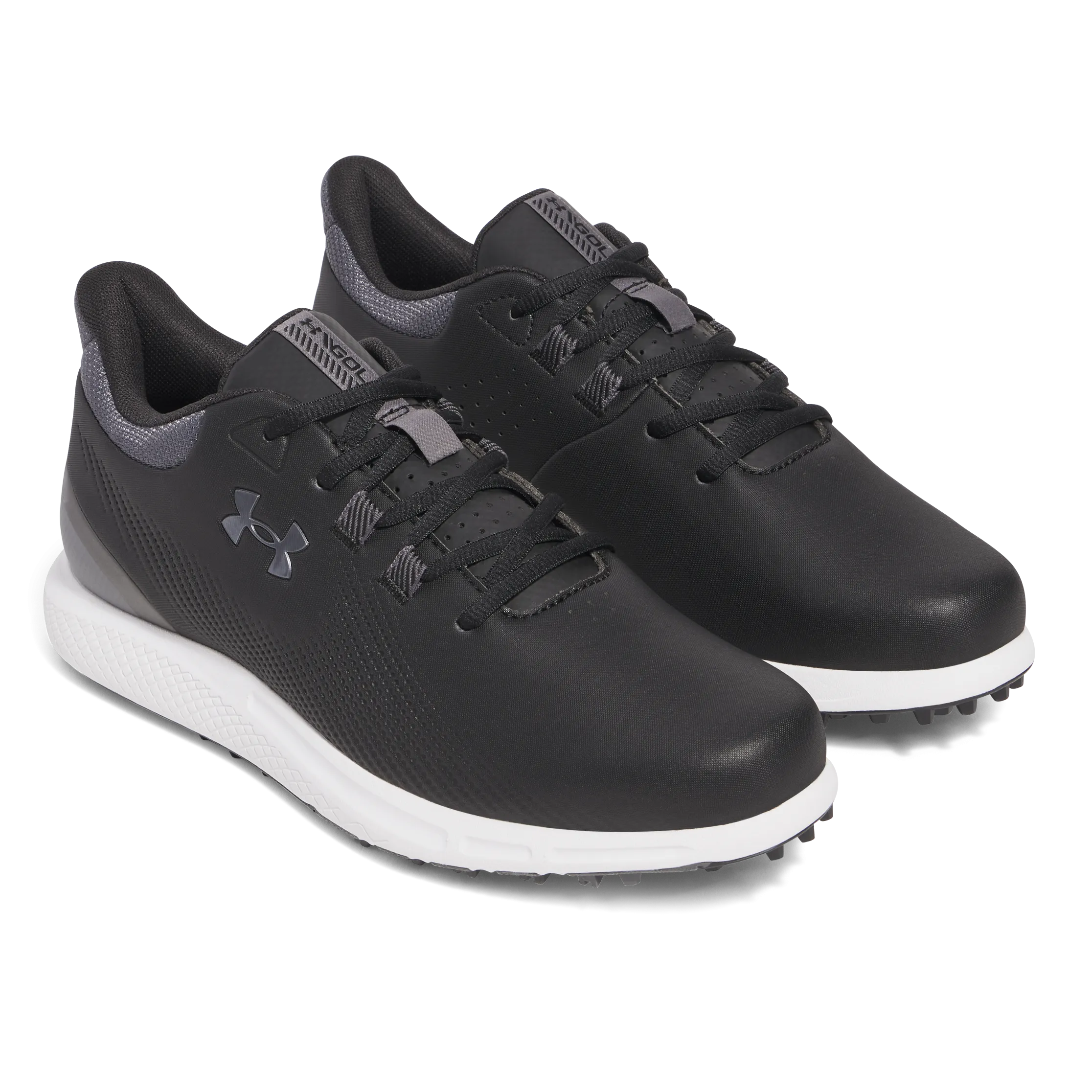 Limited Time Offer Under Armour Drive Medal Spikeless  Golf Shoe Golf Shoes - Black