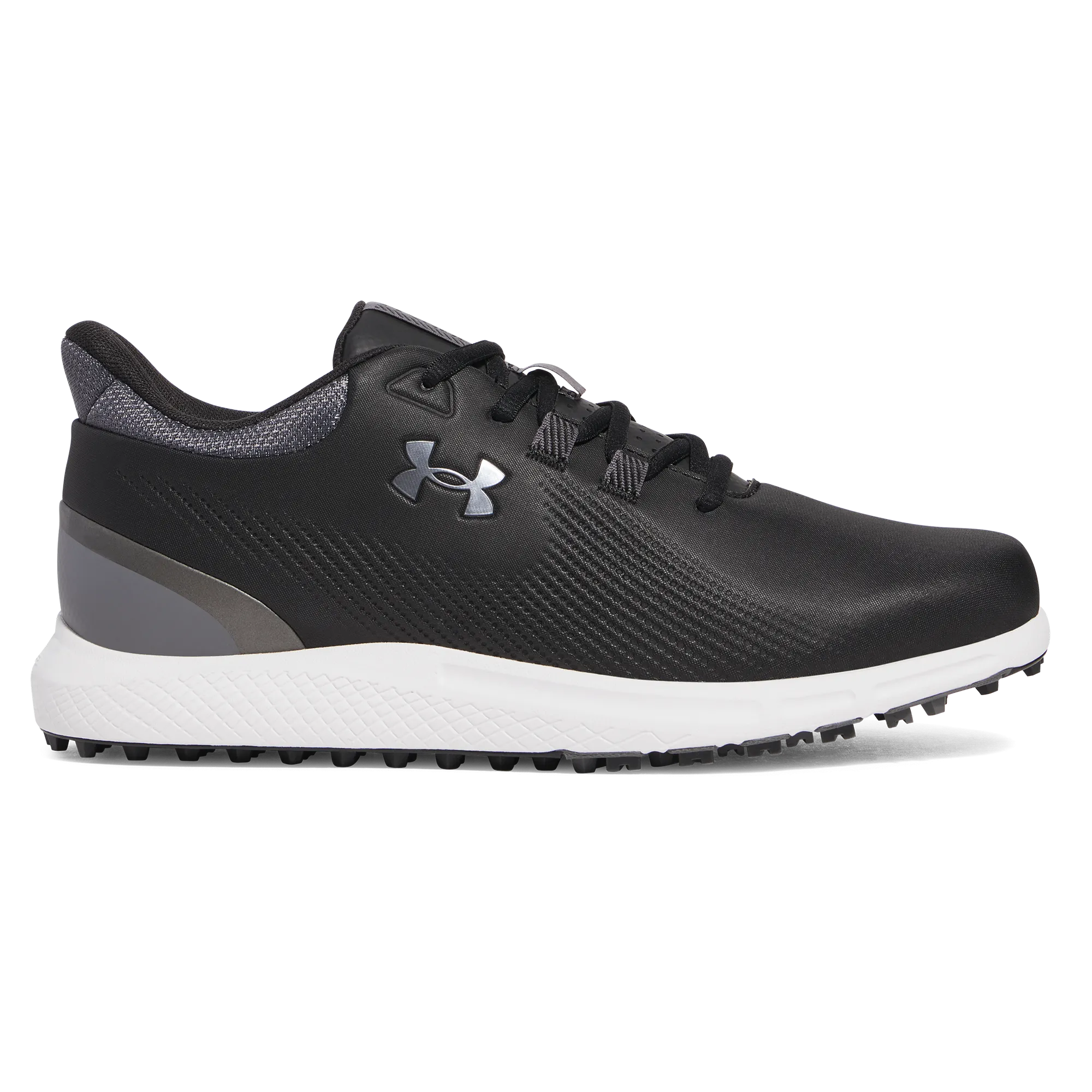 Under Armour Drive Medal Spikeless  Golf Shoe Golf Shoes - Black Keep Going Strong