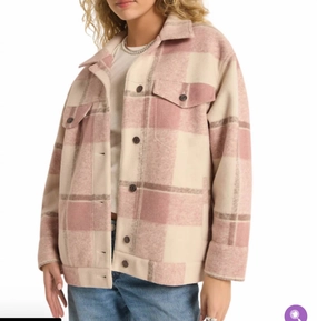 Preston Knit Plaid Jacket