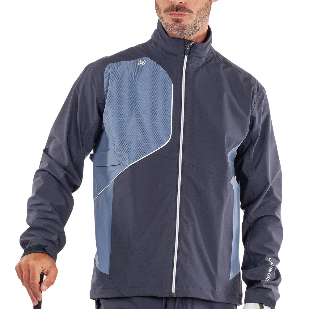 Power Every Step Galvin Green Ames Waterproof Jacket - Navy/Moonlight Blue