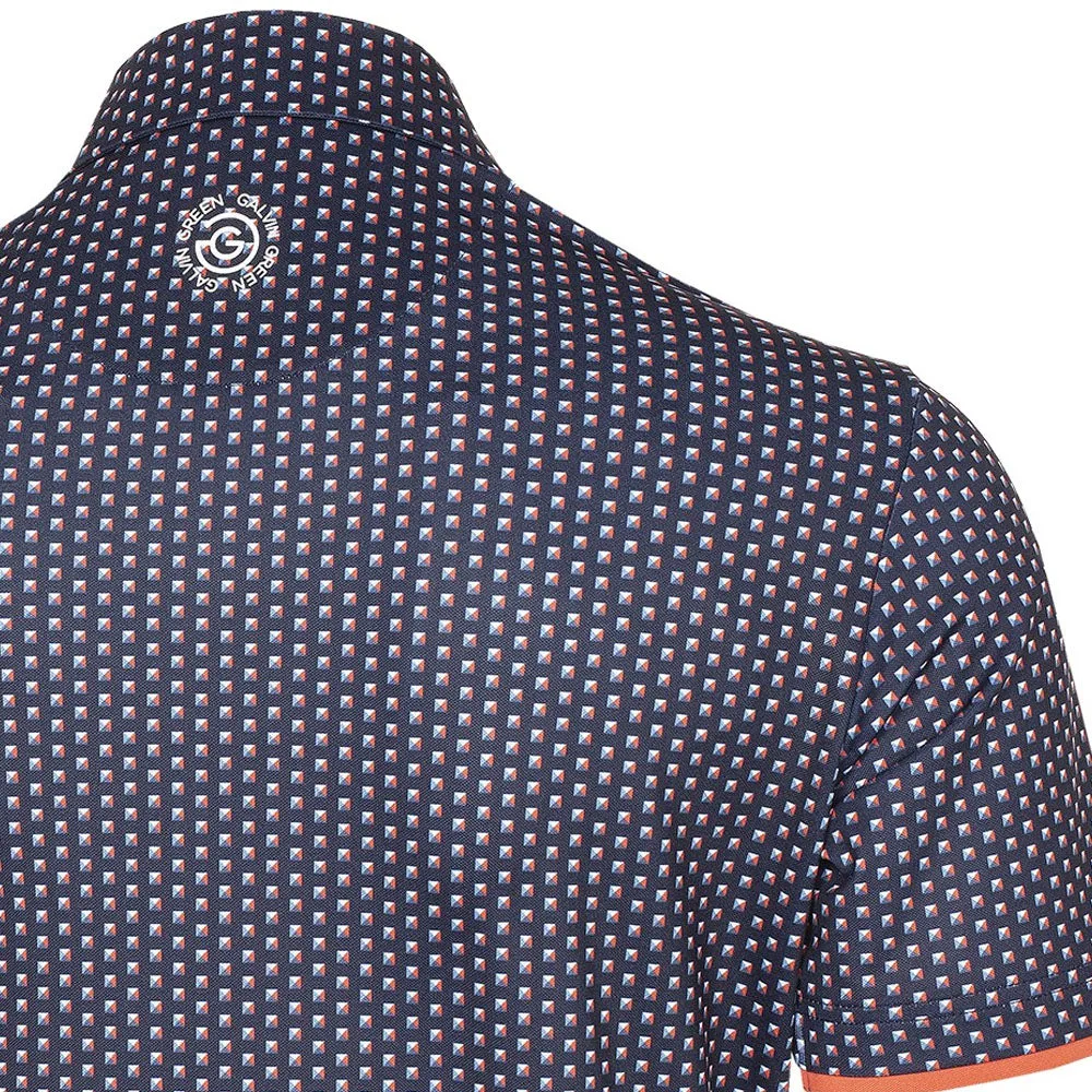 Not for the Ordinary Be Unstoppable Galvin Green Mark V8  Polo Shirt - Navy/Orange