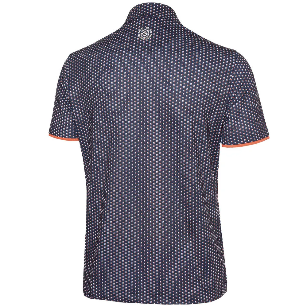New Year's Eve Sale Galvin Green Mark V8  Polo Shirt - Navy/Orange
