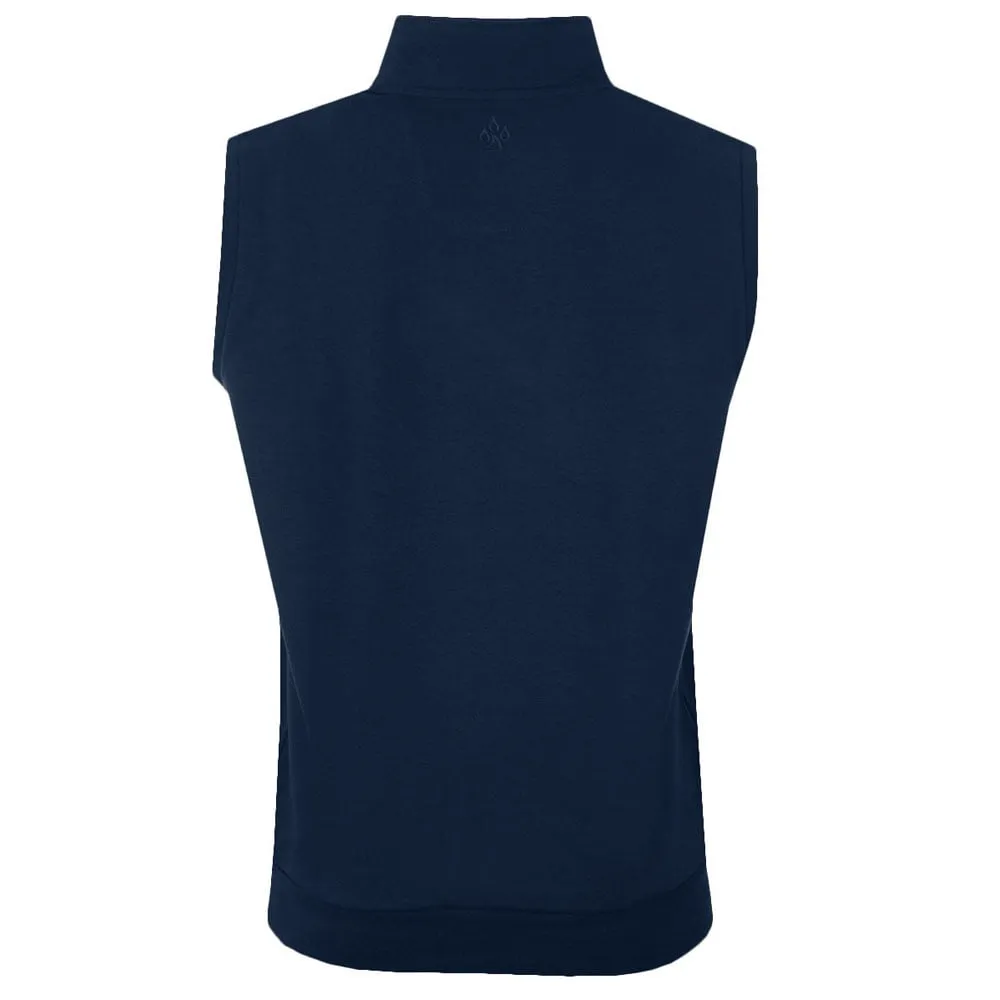 Christmas Eve Sale Designed to Dominate Proquip Breeze 1/2 Zip Windproof Pullover Vest - Navy