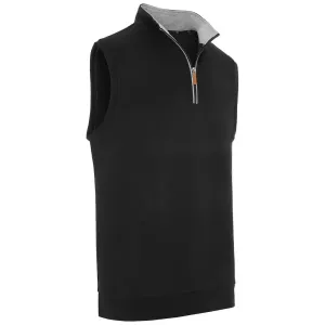 Proquip Breeze Half Zip Jersey Slipover Vest - Black Black Friday Offer Own the Vibe