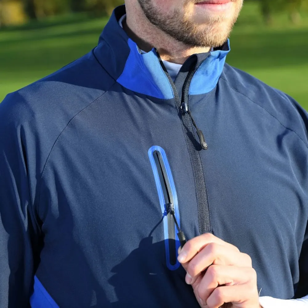 Proquip Gents Pro Tech Short Sleeve Wind Jacket - Navy/Royal Independence Day Sale Hit Your Next Level