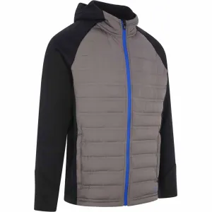 Proquip Helm Quilt Hooded Jacket - Black/Grey Own Every Step