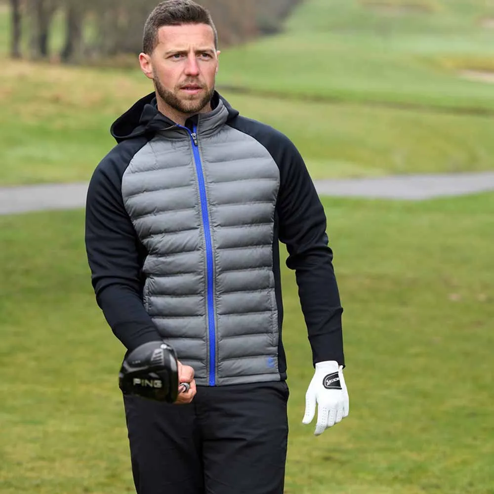 Proquip Helm Quilt Hooded Jacket - Black/Grey Stride with Confidence Own the Vibe