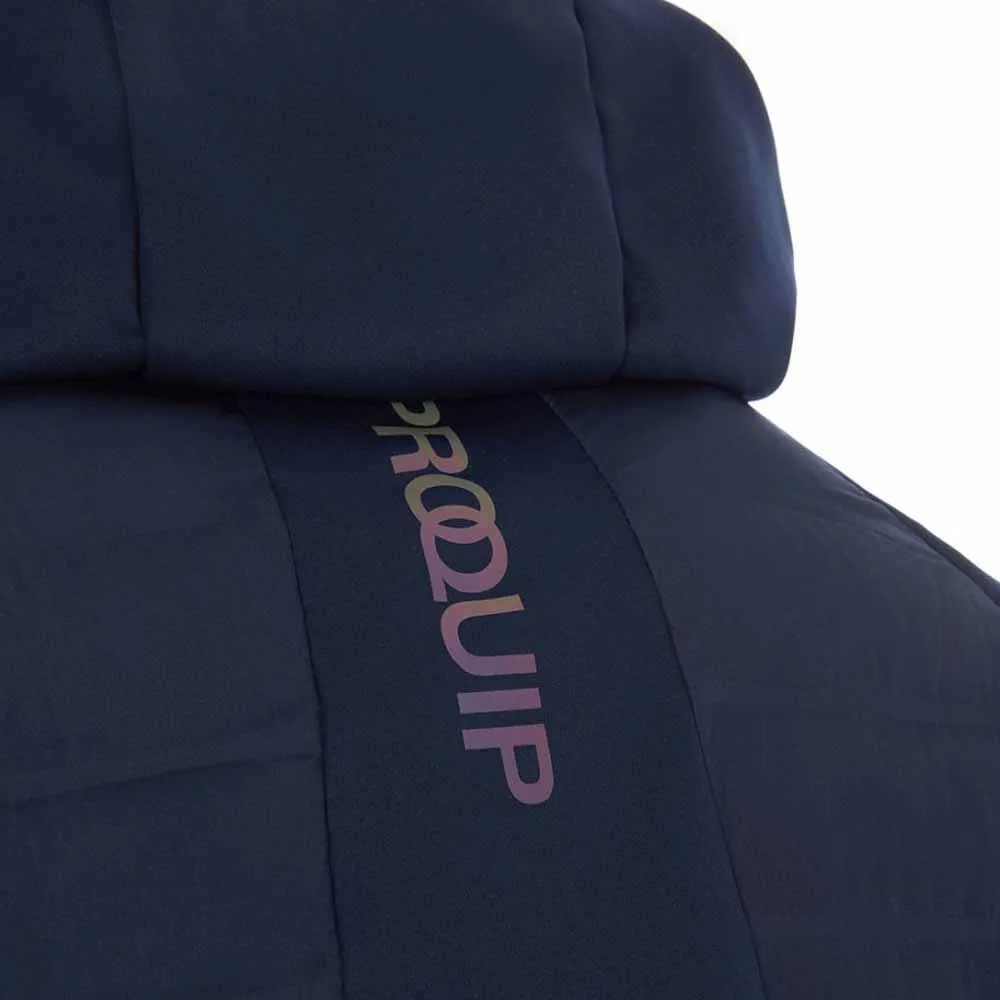 Proquip Helm Quilt Hooded Jacket - Navy Halloween Sale